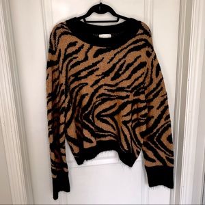 H&M Animal Print Sweater